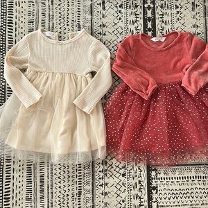 Winter dress bundle 2-3Y zara & H & M